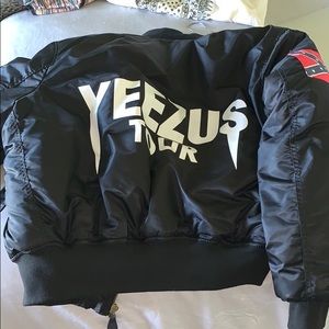 yeezus bomber jacket